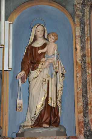 Statua Madonna del Carmelo