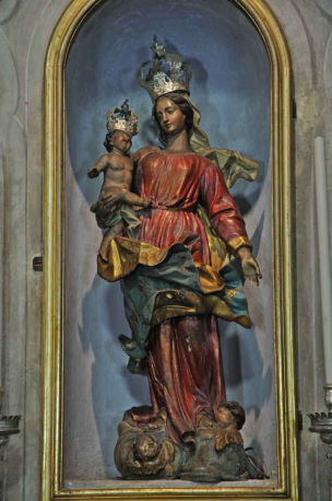 Statua Madonna del Carmelo