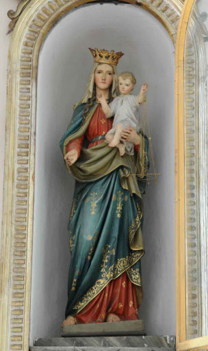 Statua Madonna del Carmelo con Gesù Bambino