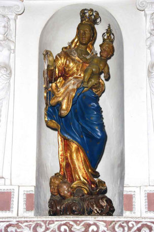 Statua Madonna del Carmelo