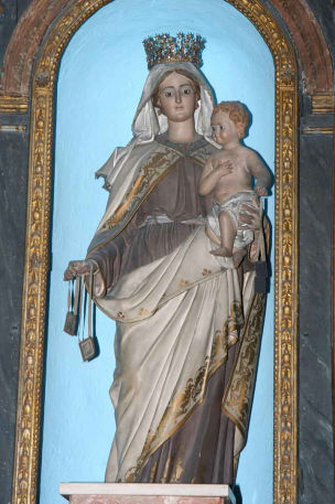 Statua Madonna del Carmelo