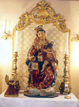 Statua devozionale Madonna del Carmine