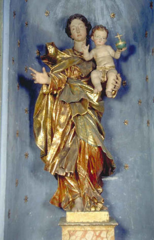 Statua Madonna del Carmelo con Bambino