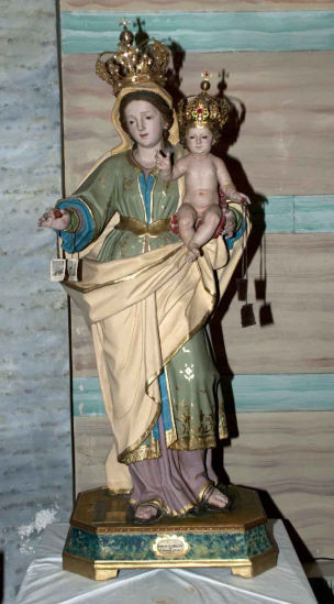 Statua della Madonna del Carmelo