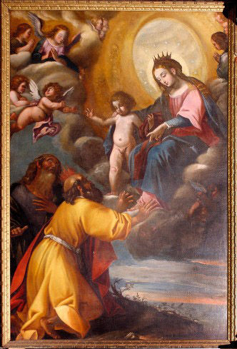 Madonna del Carmelo con Bambino e Santi Elia ed Eliseo